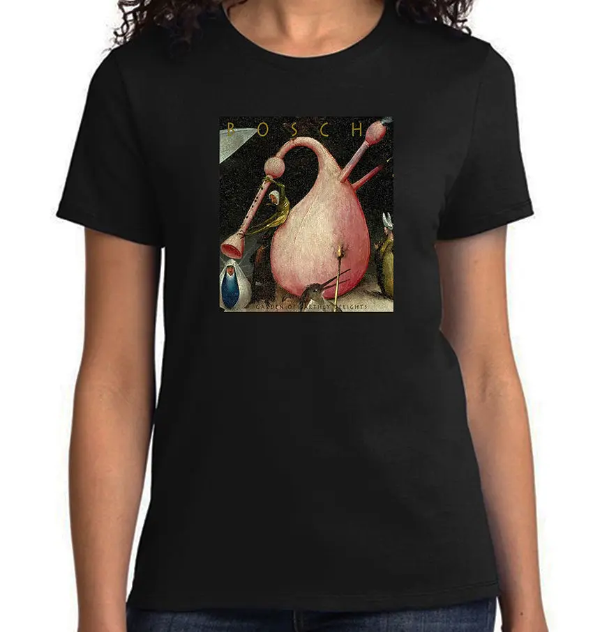 Сад земных прелестей Bagpipe создание hieronimus Bosch Футболка NWT мультфильм футболка