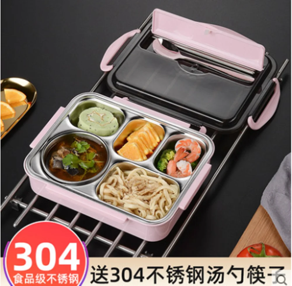 304 Stainless Steel Lunch Box Bento Box For School Kids Office Worker Steaming Food Box Container Food Storage Box
304 Stainless Steel Lunch Box Bento Box For School Kids Office Worker Steaming Food Box Container Food Storage Box