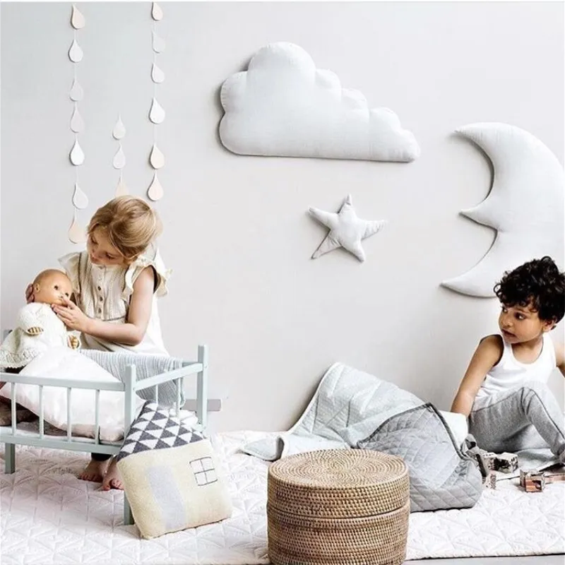 3pcs/set INS Cotton Moon Star Cloud Wall Stickers For Kids Room Decoration Ornaments Nursery Decor Wallpaper Murals Photo Props
3pcs/set INS Cotton Moon Star Cloud Wall Stickers For Kids Room Decoration Ornaments Nursery Decor Wallpaper Murals Photo Props