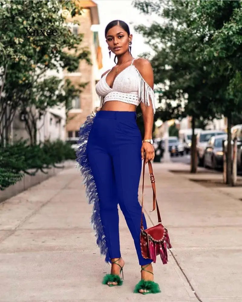 High Waist Tassel Pencil Pants Spring Autumn Women Fringe Tassel Skinny Club Party Street Long Pant Trousers Fashion Clothing
High Waist Tassel Pencil Pants Spring Autumn Women Fringe Tassel Skinny Club Party Street Long Pant Trousers Fashion Clothing