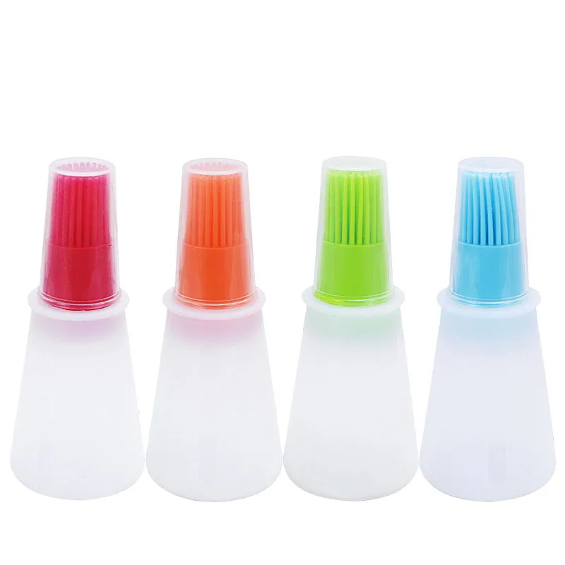 Silicone Oil Bottle with Brush Portable Grill Oil Brushes Liquid Pastry Kitchen Baking BBQ Tools Kitchen Gadgets
Silicone Oil Bottle with Brush Portable Grill Oil Brushes Liquid Pastry Kitchen Baking BBQ Tools Kitchen Gadgets