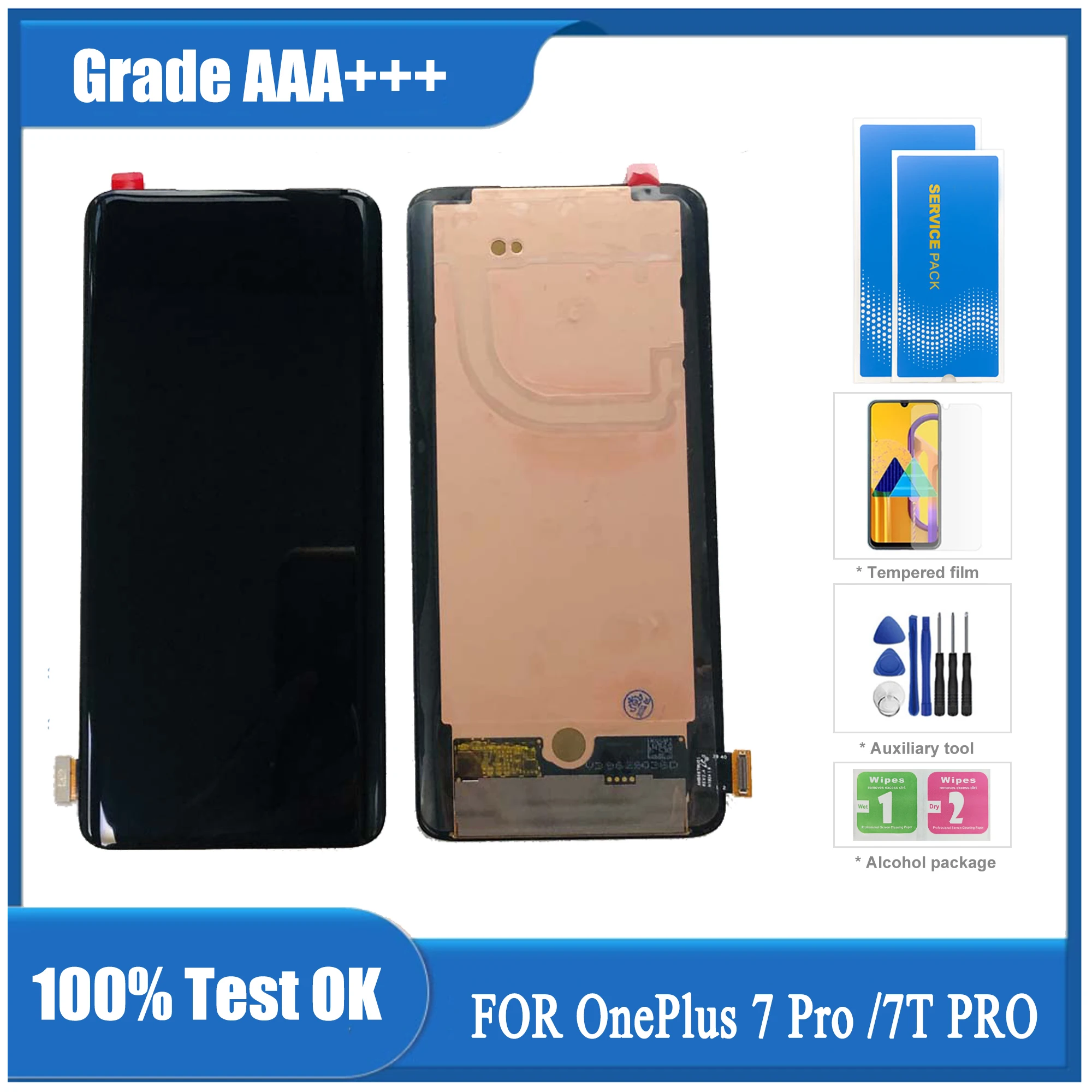 6.67" Original Supor Amoled Tested For OnePlus 7 Pro LCD Screen+Touch Panel Digitizer For Oneplus 7T Pro Display McLaren 90HZ
6.67" Original Supor Amoled Tested For OnePlus 7 Pro LCD Screen+Touch Panel Digitizer For Oneplus 7T Pro Display McLaren 90HZ