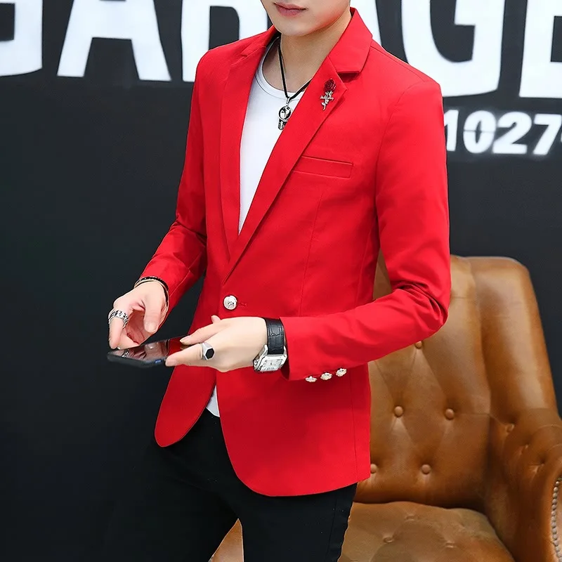 Мужской осенний Новый тренд 2021 года по выработке морали костюм для отдыха тонкий красивый блейзер для подростков 
Мужской осенний Новый тренд 2021 года по выработке морали костюм для отдыха тонкий красивый блейзер для подростков