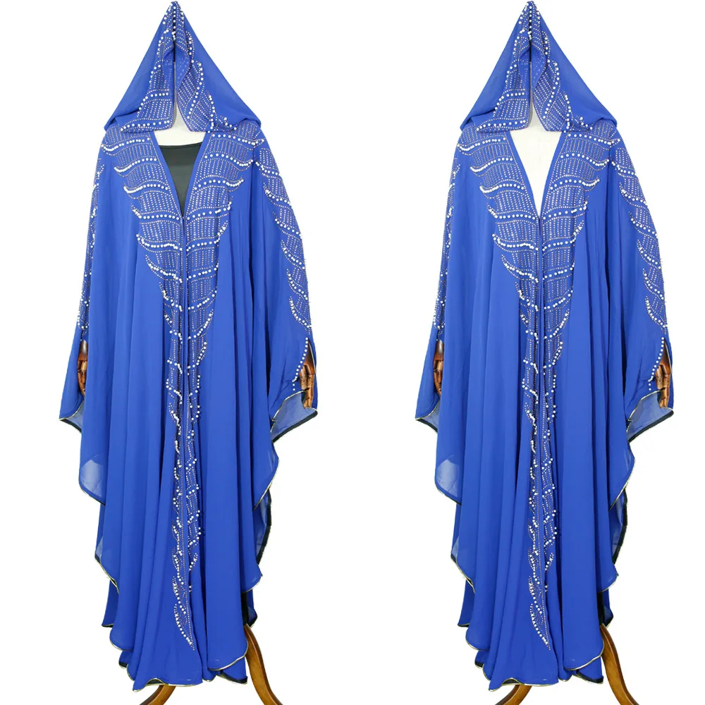 African Design Beading Abaya Dashiki Dress Bat Sleeve Cape Muslim Bazin Long Maxi Robe Gowns Africa Hoodies Dashiki Traditional
African Design Beading Abaya Dashiki Dress Bat Sleeve Cape Muslim Bazin Long Maxi Robe Gowns Africa Hoodies Dashiki Traditional