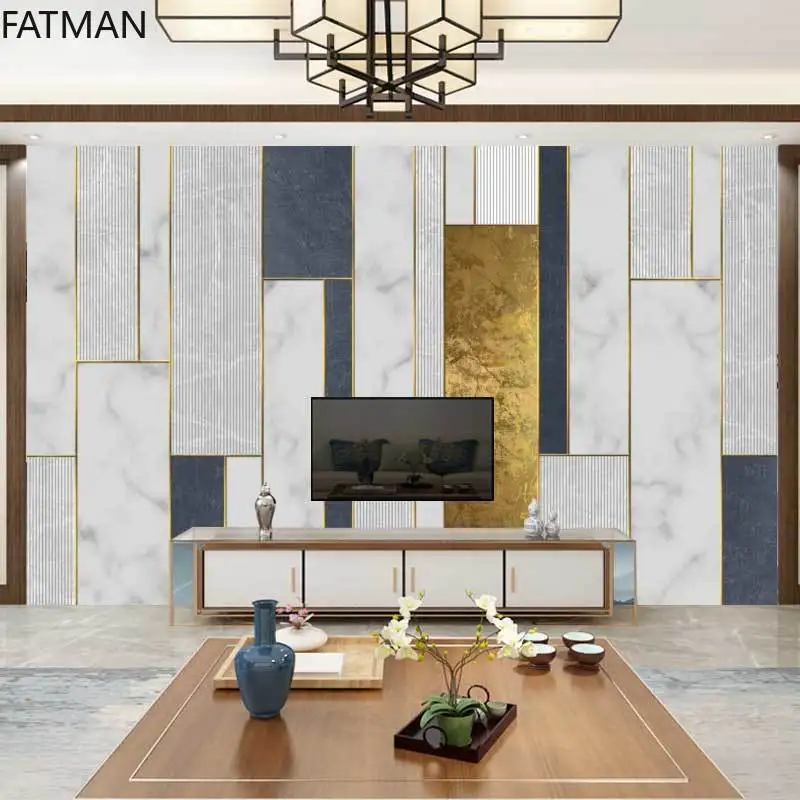 FATMAN Custom 3D Modern Minimalist Geometric Golden Line Stitching Background Wall Living Room Wall Covering Mural Dropship
FATMAN Custom 3D Modern Minimalist Geometric Golden Line Stitching Background Wall Living Room Wall Covering Mural Dropship