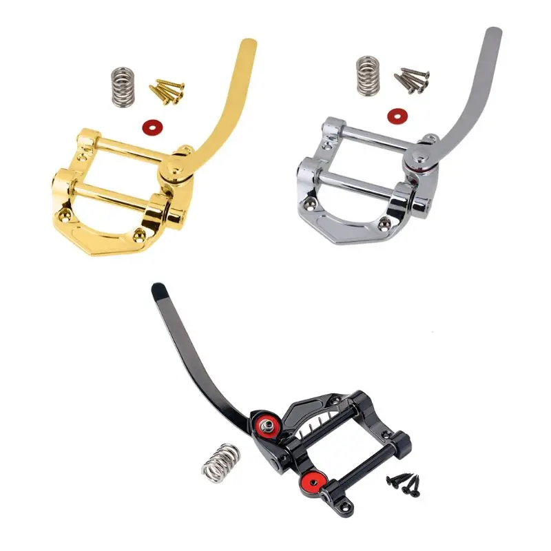 2021 Top Guitar Tremolo Unit Vibrato Bridge Electric Guitar Vibrato Tailpiece For Tele, SG, LP, ETC, ES335 Jazz Electric Guitar
2021 Top Guitar Tremolo Unit Vibrato Bridge Electric Guitar Vibrato Tailpiece For Tele, SG, LP, ETC, ES335 Jazz Electric Guitar