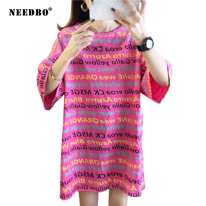 NEEDBO Long T Shirt Women Oversize T-Shirt Femme Vogue t shirt Dress Camiseta Short Sleeve Casual Harajuku Tshirt for Women Tops
NEEDBO Long T Shirt Women Oversize T-Shirt Femme Vogue t shirt Dress Camiseta Short Sleeve Casual Harajuku Tshirt for Women Tops