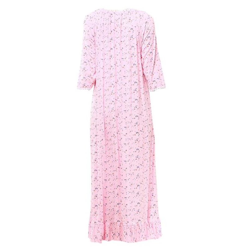 Nightdress Homewear Lady Fresh Modal Long Loose Breathable Yukata Sexy night gown Night Clothes халатик женский hot sale new |
