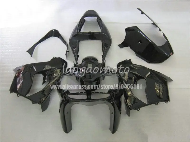 Fairing kits Injection for glossy black Kawasaki Ninja 2002 2003 ZX9R Custom fairings kit bodywork 02 ZX-9R 03 ZX 9R Body kit
Fairing kits Injection for glossy black Kawasaki Ninja 2002 2003 ZX9R Custom fairings kit bodywork 02 ZX-9R 03 ZX 9R Body kit