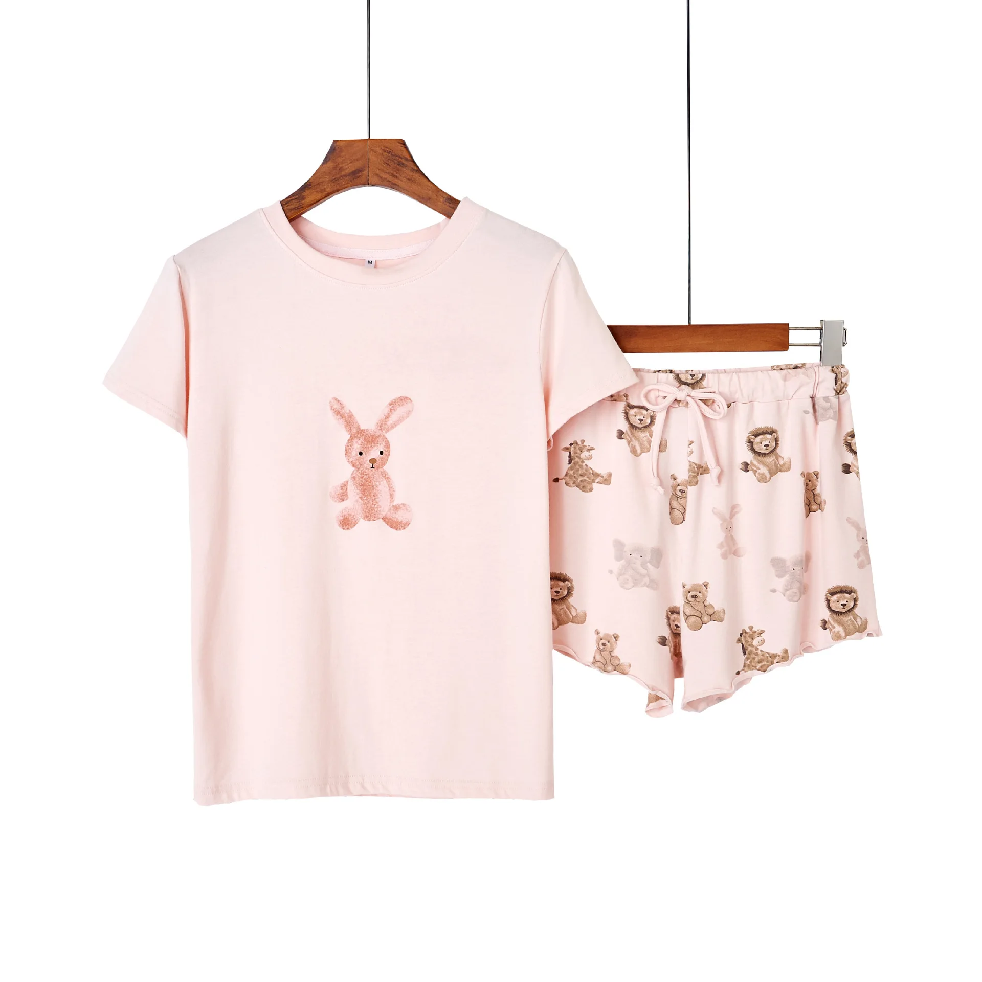 Short Sleeve Shirt&Shorts Soft Modal Women PJS Set Loose Pajamas Loungewear Casual Sleepwear Lingerie Print Home Clothes 
Short Sleeve Shirt&Shorts Soft Modal Women PJS Set Loose Pajamas Loungewear Casual Sleepwear Lingerie Print Home Clothes