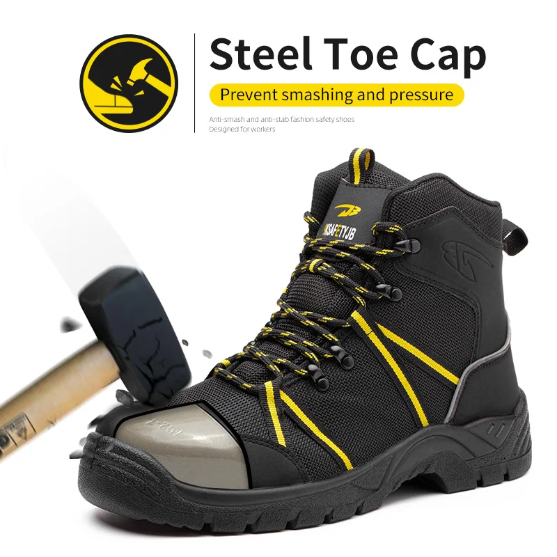 Work Safety Shoes for Men Indestructible Steel Toe Safety Boots Anti-static Anti-smash Puncture-Proof Man Construction Sneakers
Work Safety Shoes for Men Indestructible Steel Toe Safety Boots Anti-static Anti-smash Puncture-Proof Man Construction Sneakers