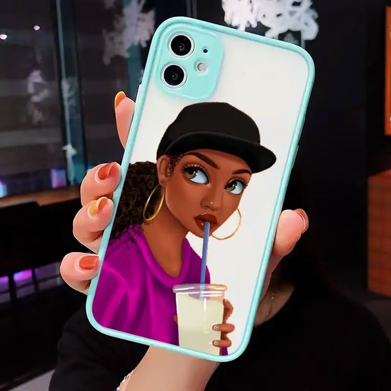 Afro Girls Black Women Art luxury Phone Cases shellmatte transparent For iphone 7 8 11 12 plus mini x xs xr pro max cover
Afro Girls Black Women Art luxury Phone Cases shellmatte transparent For iphone 7 8 11 12 plus mini x xs xr pro max cover
