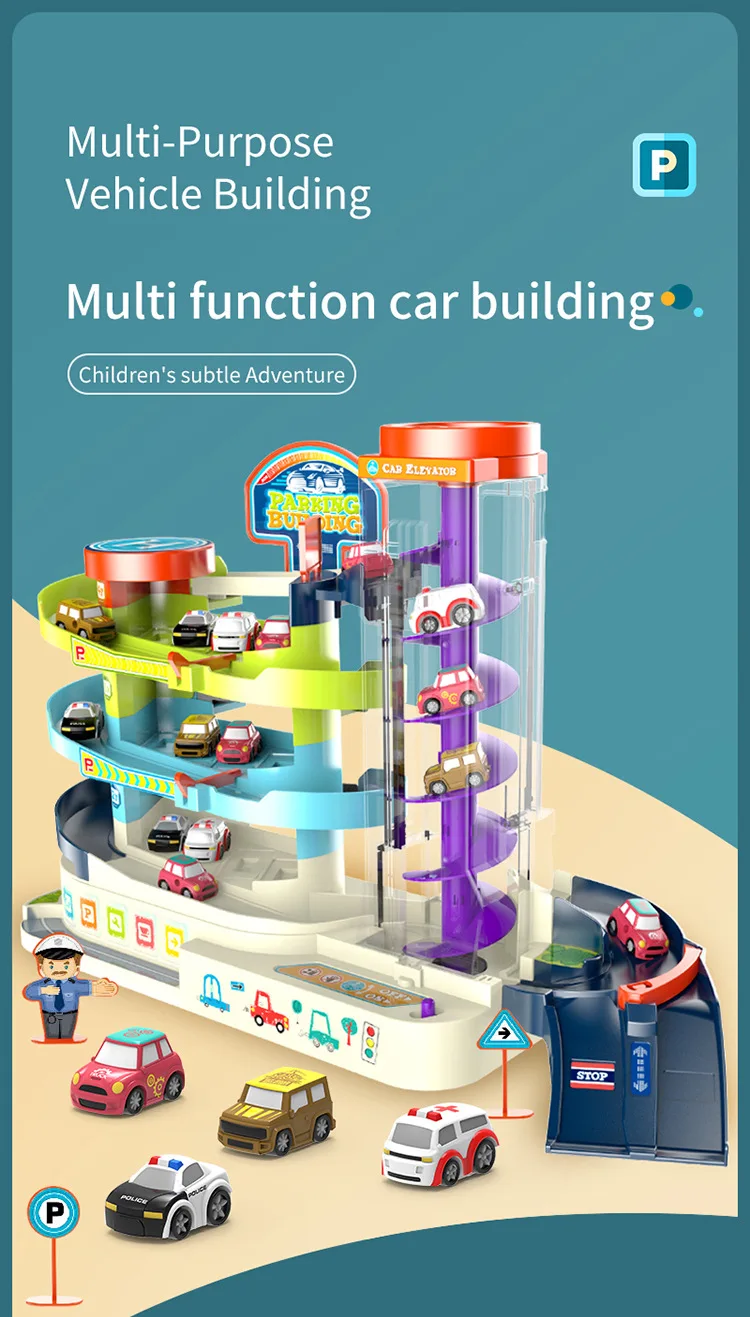 Children's Big Adventure Boy Toy Car Building Parking Lot Puzzle Brain Rail Car Parent-child Interaction Children's Holiday Gift
Children's Big Adventure Boy Toy Car Building Parking Lot Puzzle Brain Rail Car Parent-child Interaction Children's Holiday Gift