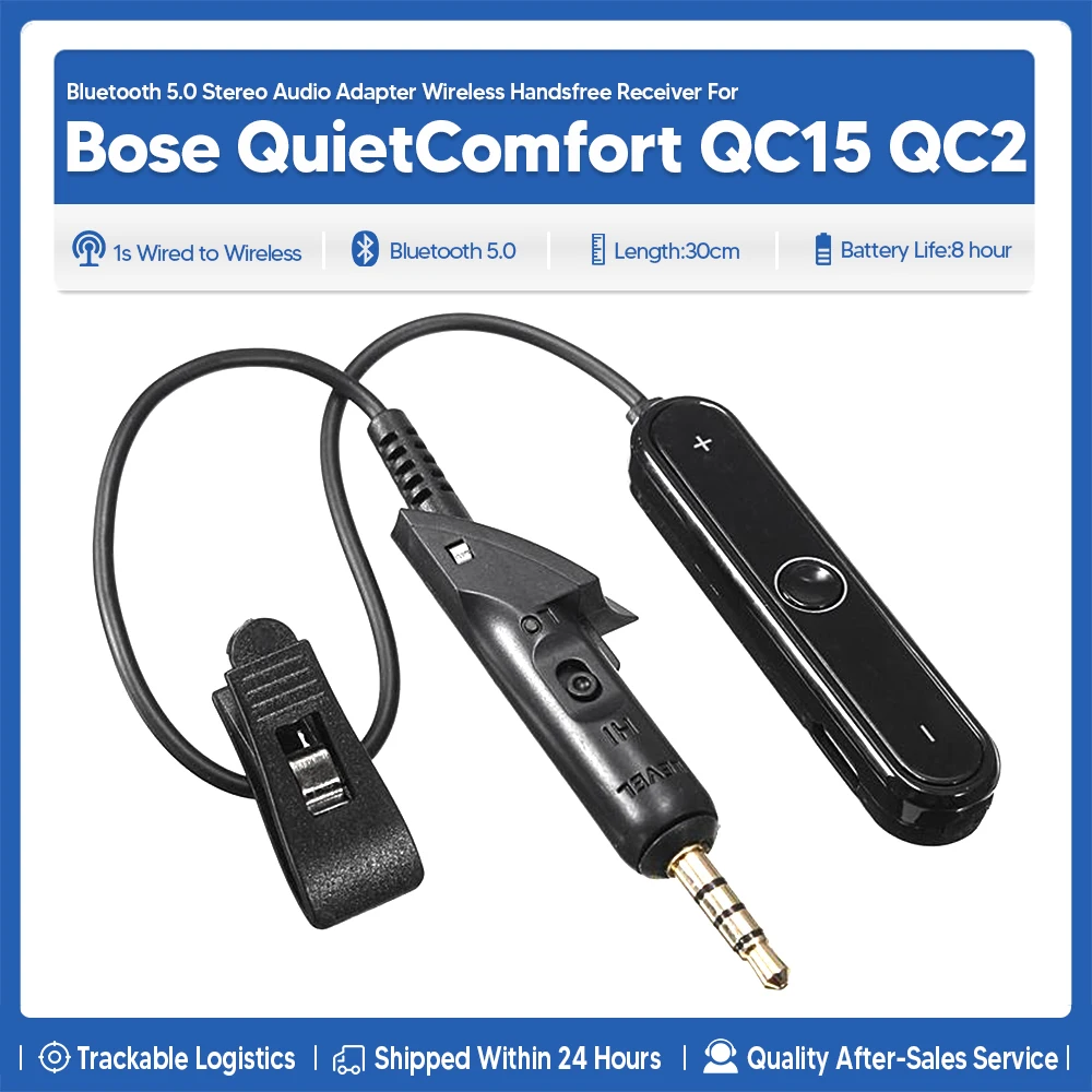Bluetooth 5,0 QC15 QC2 стерео аудио адаптер беспроводной музыкальный приемник для наушников Bose QC15 QC2 QuietComfort 15 2
Bluetooth 5,0 QC15 QC2 стерео аудио адаптер беспроводной музыкальный приемник для наушников Bose QC15 QC2 QuietComfort 15 2