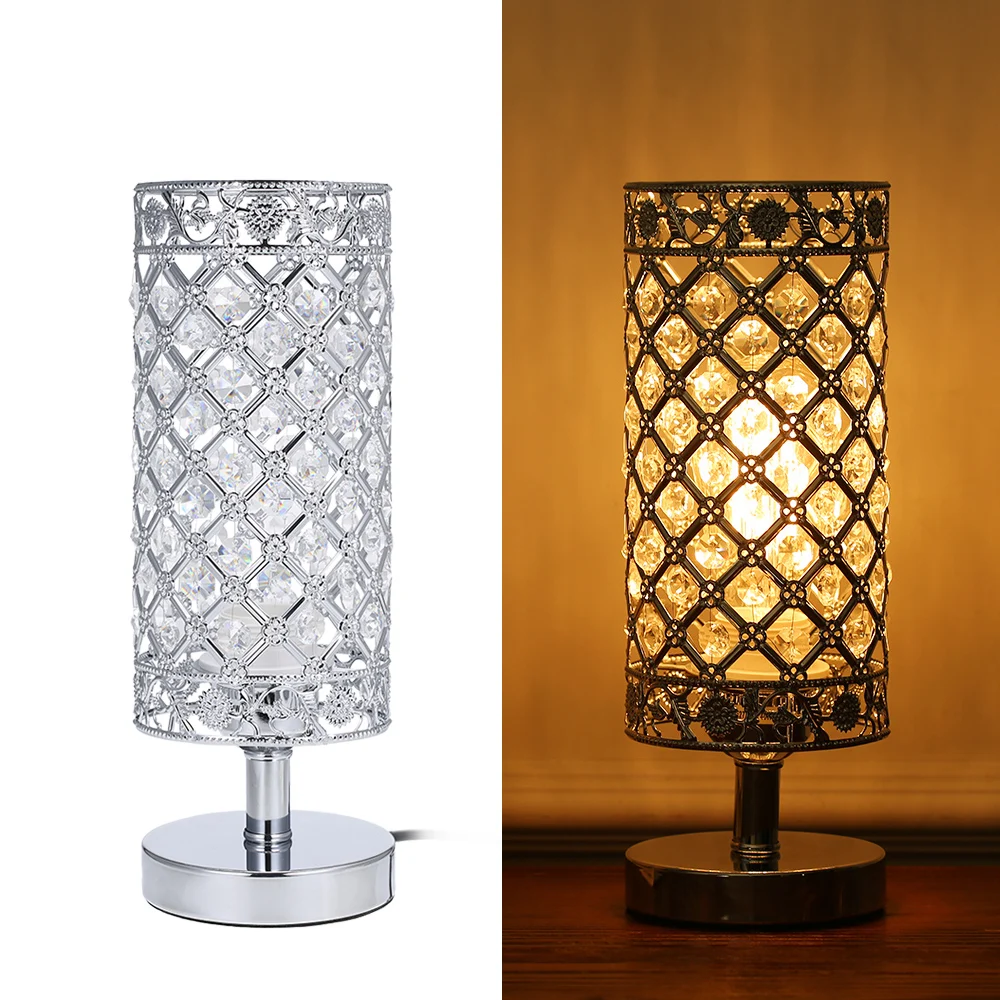 Tomshine Crystal Silver Bedside Table Lamp Desk Light VDE-listed Decorative for Bedroom Living Dining Room Coffee Shop Bookcase
Tomshine Crystal Silver Bedside Table Lamp Desk Light VDE-listed Decorative for Bedroom Living Dining Room Coffee Shop Bookcase