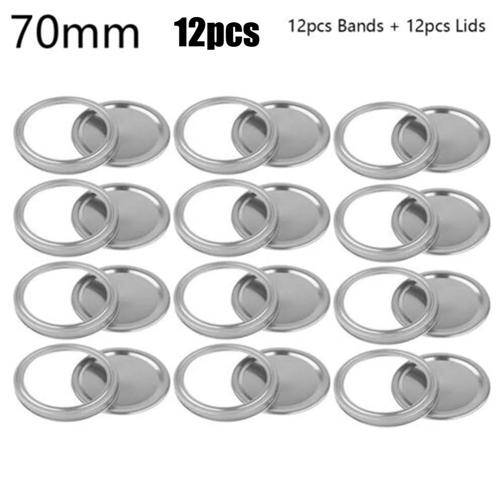 87mm/70mm Rust-proof And Leak-proof Stainless Steel Canning Lids And Bands Mouth/Wide For Mason. Lids Jar Kitchen Dining Access
87mm/70mm Rust-proof And Leak-proof Stainless Steel Canning Lids And Bands Mouth/Wide For Mason. Lids Jar Kitchen Dining Access
