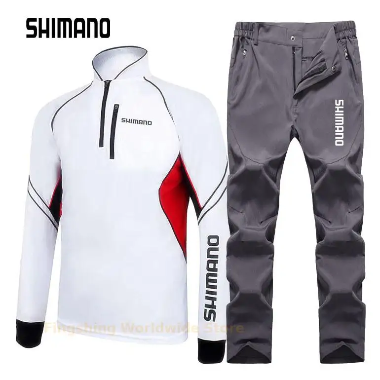 Summer Autumn Mens Sport Shimano Fishing Clothing Sets Men Fishing Shirts+Pants Two Pieces Sets Male Warm Sportswear Sweat Suit
Summer Autumn Mens Sport Shimano Fishing Clothing Sets Men Fishing Shirts+Pants Two Pieces Sets Male Warm Sportswear Sweat Suit