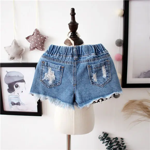 2020 summer clothing Boy girl baby children kids Button cowboy Denim shorts trousers Good quality comfortable clothes