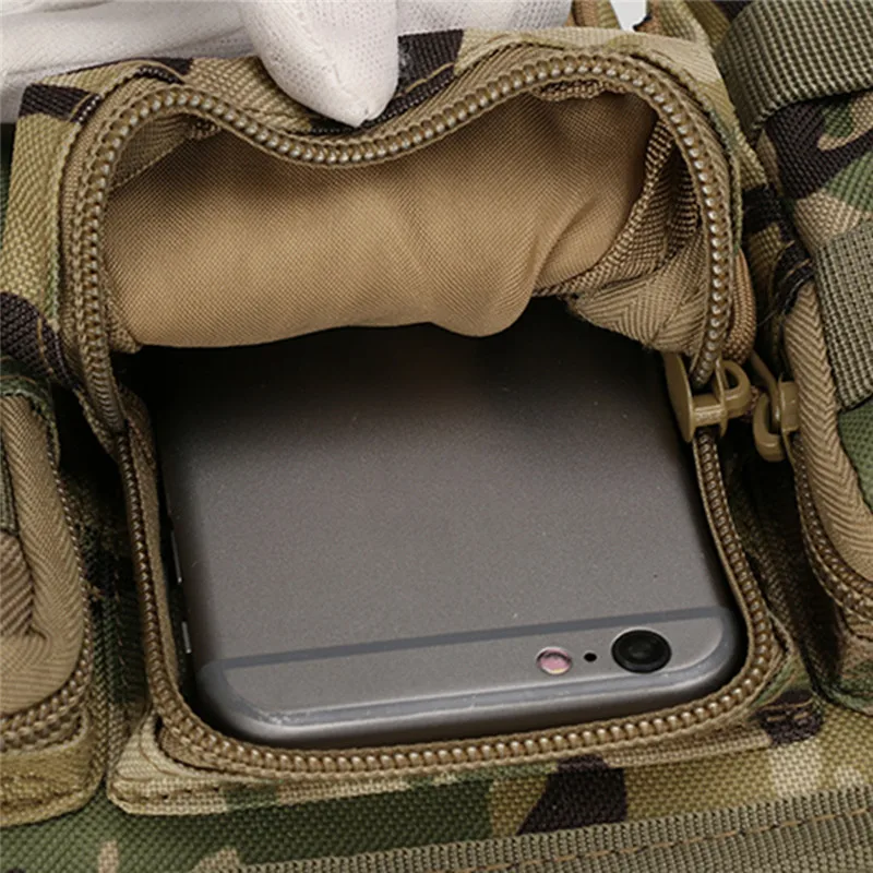 Outdoor Sports Camouflage Storage Triple Pockets Multifunctional Tactical Bag Outdoor Pouch Waist Bag Molle System
Outdoor Sports Camouflage Storage Triple Pockets Multifunctional Tactical Bag Outdoor Pouch Waist Bag Molle System