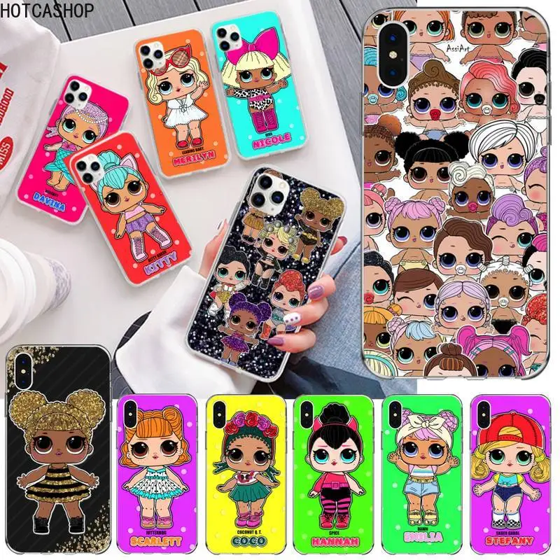 LOL Cartoon Cute Doll Phone Case For iphone 12 11 Pro Max Mini XS Max 8 7 6 6S Plus X 5S SE 2020 XR Silicone Soft Cover 
LOL Cartoon Cute Doll Phone Case For iphone 12 11 Pro Max Mini XS Max 8 7 6 6S Plus X 5S SE 2020 XR Silicone Soft Cover
