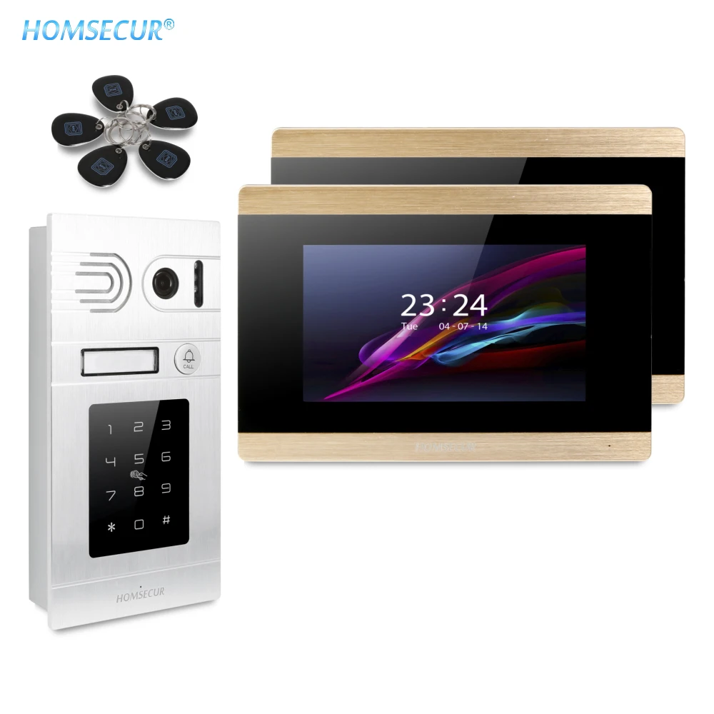 HOMSECUR 7 "Проводной Видеодомофон Система + Серебряная Камера для Дома/Квартиры BC071-S + BM715-G
HOMSECUR 7 "Проводной Видеодомофон Система + Серебряная Камера для Дома/Квартиры BC071-S + BM715-G