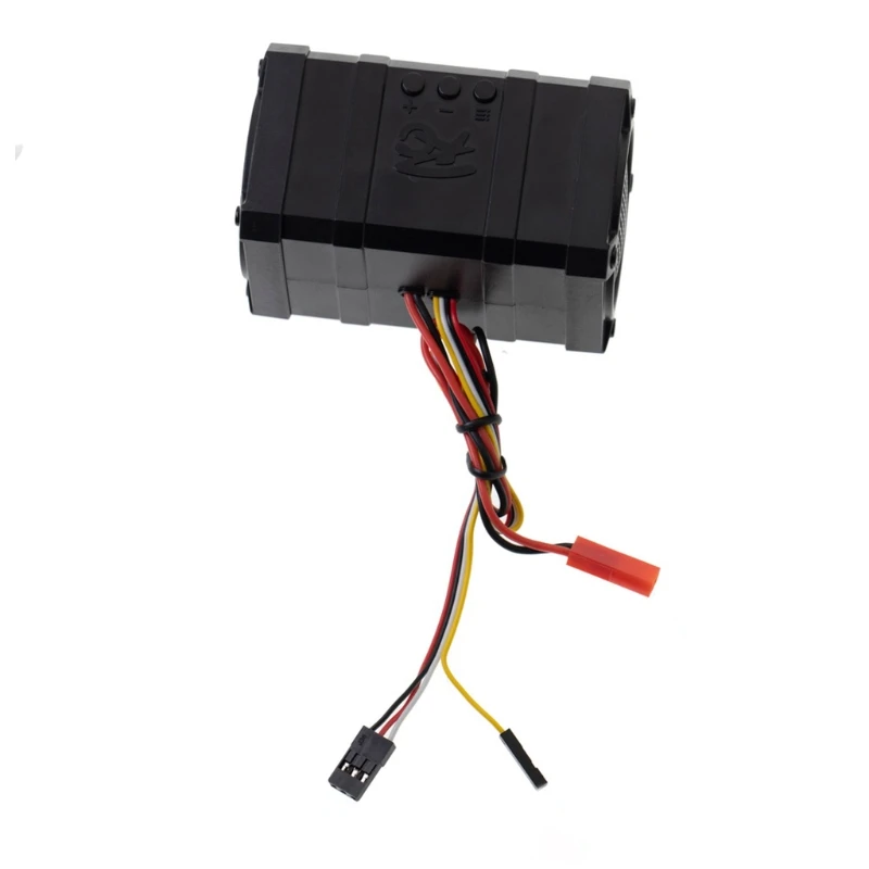 1 Set RC Car Motor Engine Sound Simulator Module with AX6S Radio Remote Control Kit Dual Soundtrack 10 Sound Effect No Battery 
1 Set RC Car Motor Engine Sound Simulator Module with AX6S Radio Remote Control Kit Dual Soundtrack 10 Sound Effect No Battery