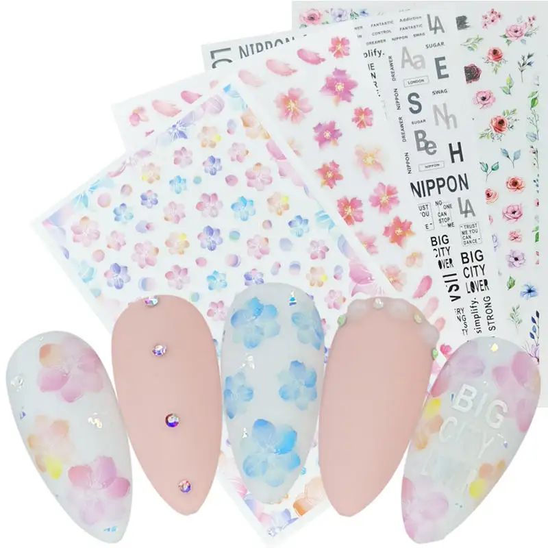 1pcs Black Gray Letter Stickers For Nails Flower Leaf Transfer Decals Slider 3D Nail Art Decorations Wraps
1pcs Black Gray Letter Stickers For Nails Flower Leaf Transfer Decals Slider 3D Nail Art Decorations Wraps