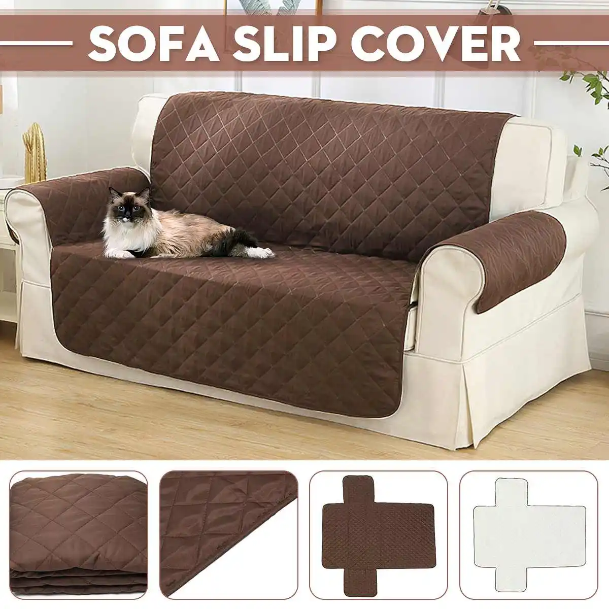 Sectional Sofa Couch Cover Pet Dog Kids Mat Stretch Elastic Recliner Sofa Cover Furniture Protector Water Resistance Anti-Slip
Sectional Sofa Couch Cover Pet Dog Kids Mat Stretch Elastic Recliner Sofa Cover Furniture Protector Water Resistance Anti-Slip
