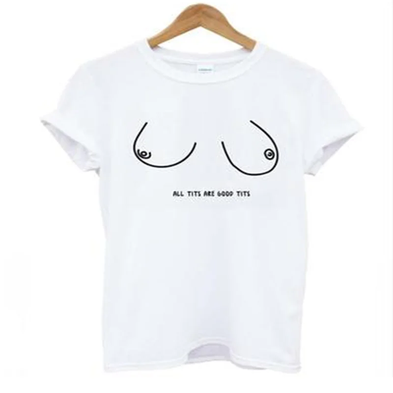 Ladies Fashion Big Breasts Big Breasts Printed T-Shirt Female Top AOWOF Hot Style Ladies European And American Style T-Shirt
Ladies Fashion Big Breasts Big Breasts Printed T-Shirt Female Top AOWOF Hot Style Ladies European And American Style T-Shirt