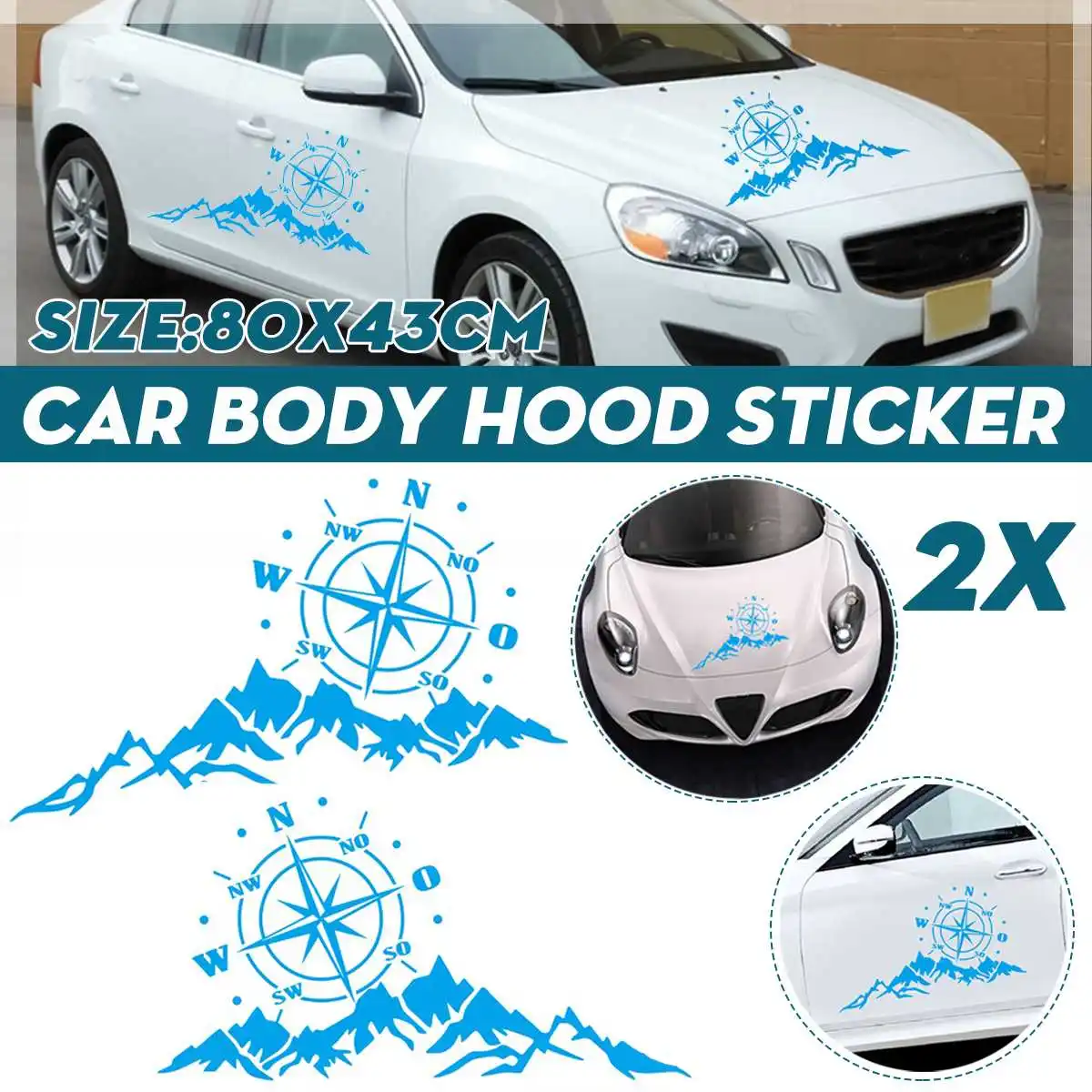 80x43cm Compass Car Sticker Auto Tree Mountain SUV Off-road RV Camper Car-Styling Decals Sticker Engine Cover Door Window Decor
80x43cm Compass Car Sticker Auto Tree Mountain SUV Off-road RV Camper Car-Styling Decals Sticker Engine Cover Door Window Decor