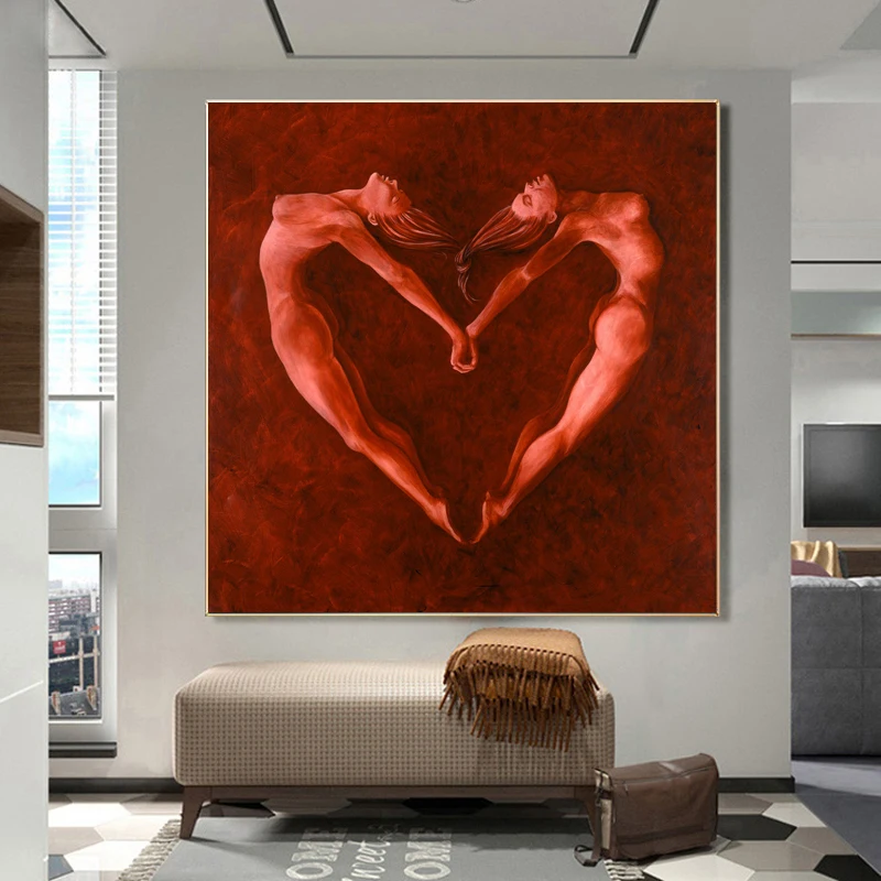 Abstract Naked Woman Love Heart Canvas Painting Sexy Body Poster and Prints Wall Art Pictures for Living Room Hotel Home Decor
Abstract Naked Woman Love Heart Canvas Painting Sexy Body Poster and Prints Wall Art Pictures for Living Room Hotel Home Decor