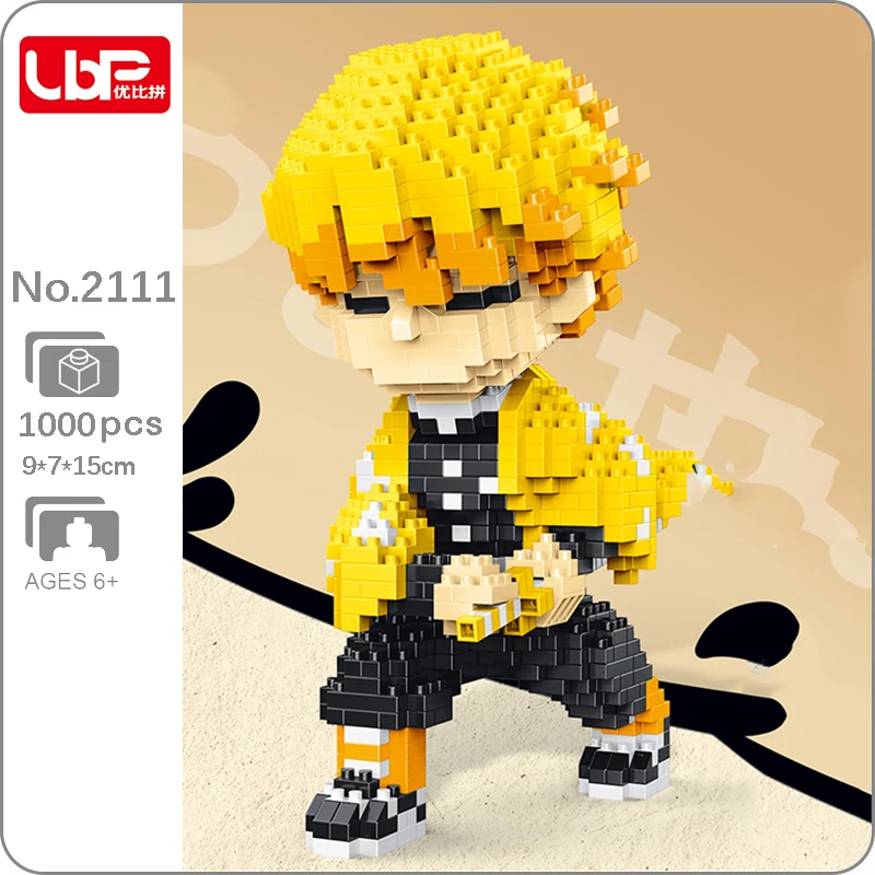 LBP 2111 Anime Demon Slayer Agatsuma Zenitsu Monster Warrior 3D DIY Mini Diamond Blocks Bricks Building Toy for Children no Box
LBP 2111 Anime Demon Slayer Agatsuma Zenitsu Monster Warrior 3D DIY Mini Diamond Blocks Bricks Building Toy for Children no Box