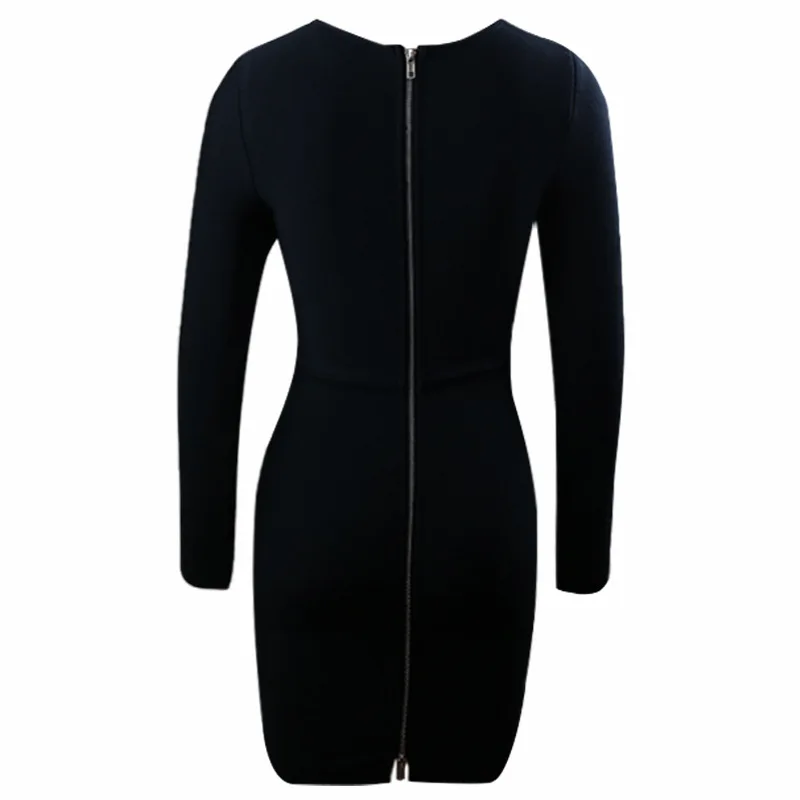 2021 New Women's Fashion Sexy Long-sleeved Hollow Bandage Dress Black Slim Bow Knot Mini Dress Club Party Bodycon Vestido
2021 New Women's Fashion Sexy Long-sleeved Hollow Bandage Dress Black Slim Bow Knot Mini Dress Club Party Bodycon Vestido