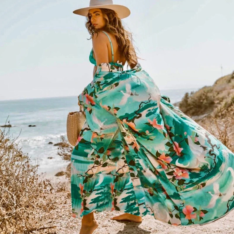 Japanese Kimono Women Yukata Summer Crane Print Loose Bathrobe V Neck High Waist Belt Lady Robe Green Cardigan Fashion 2021 New
Japanese Kimono Women Yukata Summer Crane Print Loose Bathrobe V Neck High Waist Belt Lady Robe Green Cardigan Fashion 2021 New