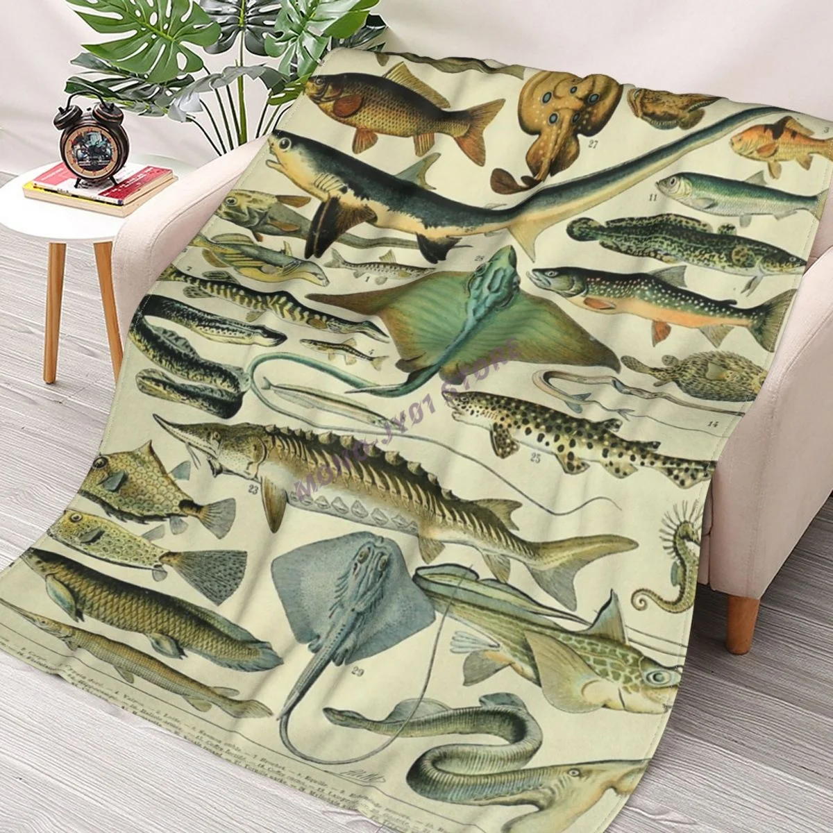Adolphe Millot Poissons B Throw Blanket Sherpa Blanket cover Bedding soft Blankets
Adolphe Millot Poissons B Throw Blanket Sherpa Blanket cover Bedding soft Blankets