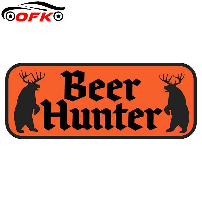 OFK For Beer Hunter Orange Sign Occlusion Scratch Surfboard Car Stickers Windows VAN Decal Vinyl Car Wrap13cm X 5.5cm
OFK For Beer Hunter Orange Sign Occlusion Scratch Surfboard Car Stickers Windows VAN Decal Vinyl Car Wrap13cm X 5.5cm