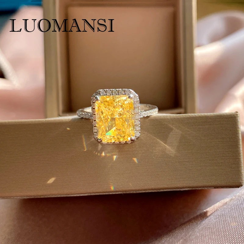 Luomansi 100%-S925 Sterling Silver Jewelry Super Flash High Carbon Diamond Open Ring Female Fashion Party Birthday Gift
Luomansi 100%-S925 Sterling Silver Jewelry Super Flash High Carbon Diamond Open Ring Female Fashion Party Birthday Gift