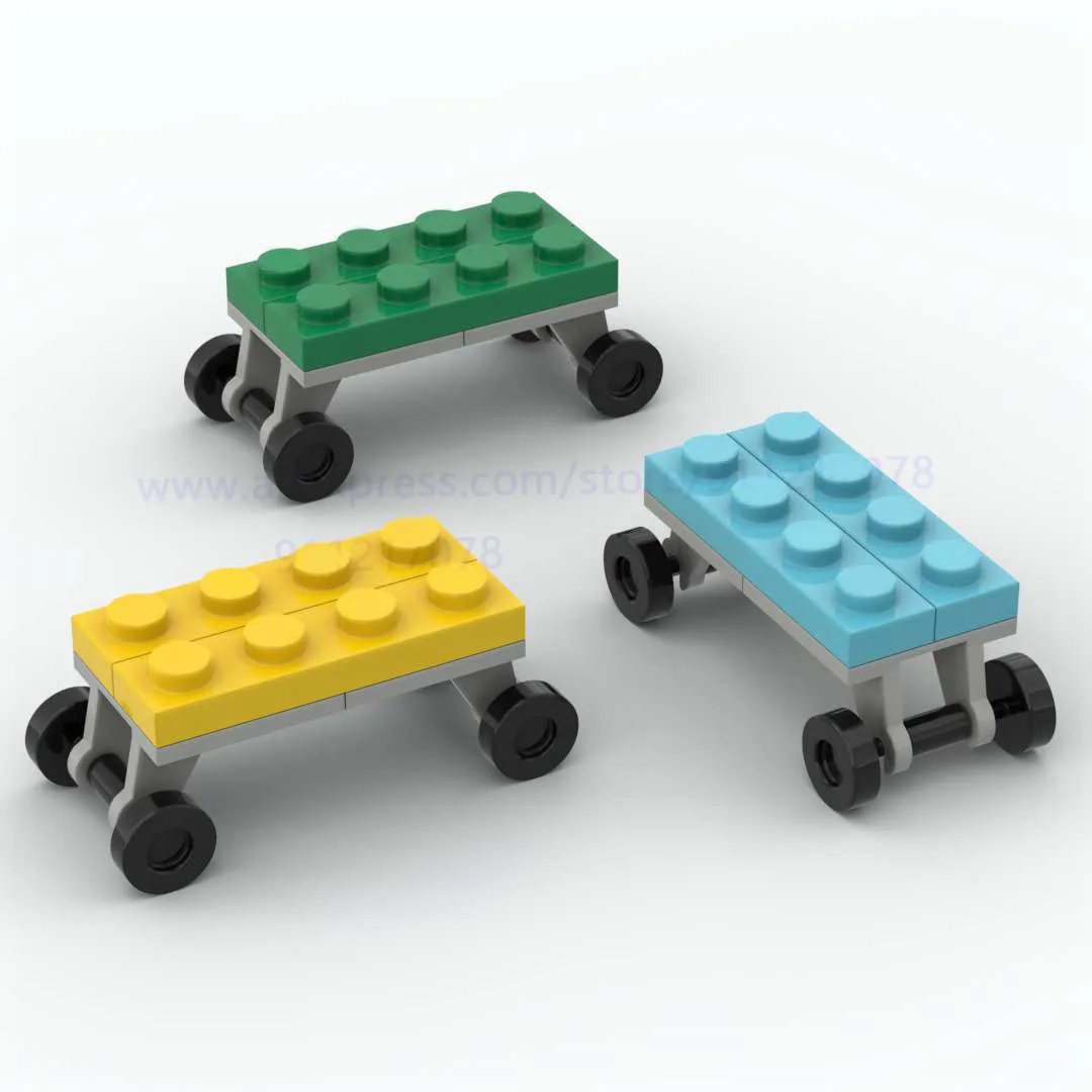 5pcs Building Block Trolley Base with Little Twin Wheel DIY Bricks Assembles Particles Educational Creatives Children diy Toys
5pcs Building Block Trolley Base with Little Twin Wheel DIY Bricks Assembles Particles Educational Creatives Children diy Toys