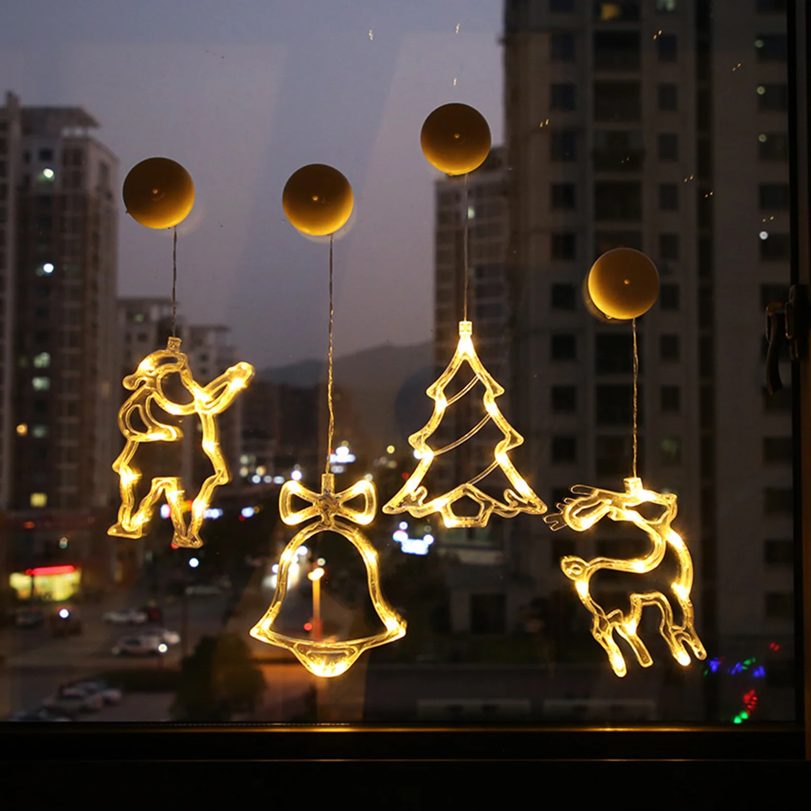 Festive Atmosphere Decoration Snowflakes Santa Sucker Lights Christmas Curtain Lights Led Christmas Shopping Mall Window Layout
Festive Atmosphere Decoration Snowflakes Santa Sucker Lights Christmas Curtain Lights Led Christmas Shopping Mall Window Layout