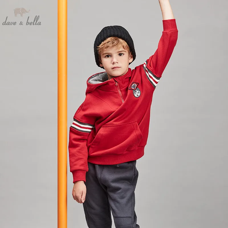 DBK11268 dave bella autumn winter kids boys t-shirt hooded long sleeve tee tops print pullover infant toddler high quality
DBK11268 dave bella autumn winter kids boys t-shirt hooded long sleeve tee tops print pullover infant toddler high quality