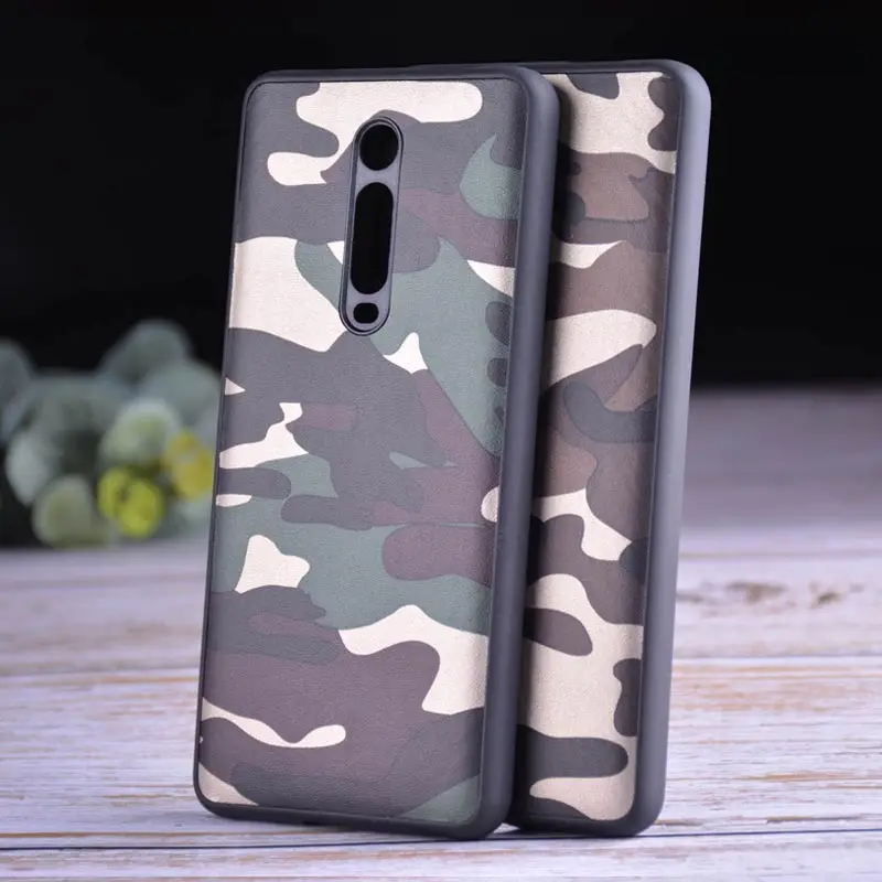 AIORIA камуфляжный чехол для Xiaomi Redmi K20 pro Mi9 Mi9T Mi 9T 9 SE Lite мягкий ТПУ с рисунком кожи 2 в 1