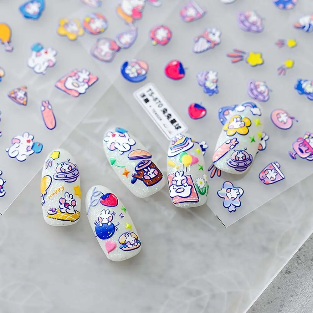 Lovely Strawberry Rabbit Decal 5D Manicure Accessories DIY Nail Art Tool Bunny Nail Art Sticker Nail Art Decoration
Lovely Strawberry Rabbit Decal 5D Manicure Accessories DIY Nail Art Tool Bunny Nail Art Sticker Nail Art Decoration