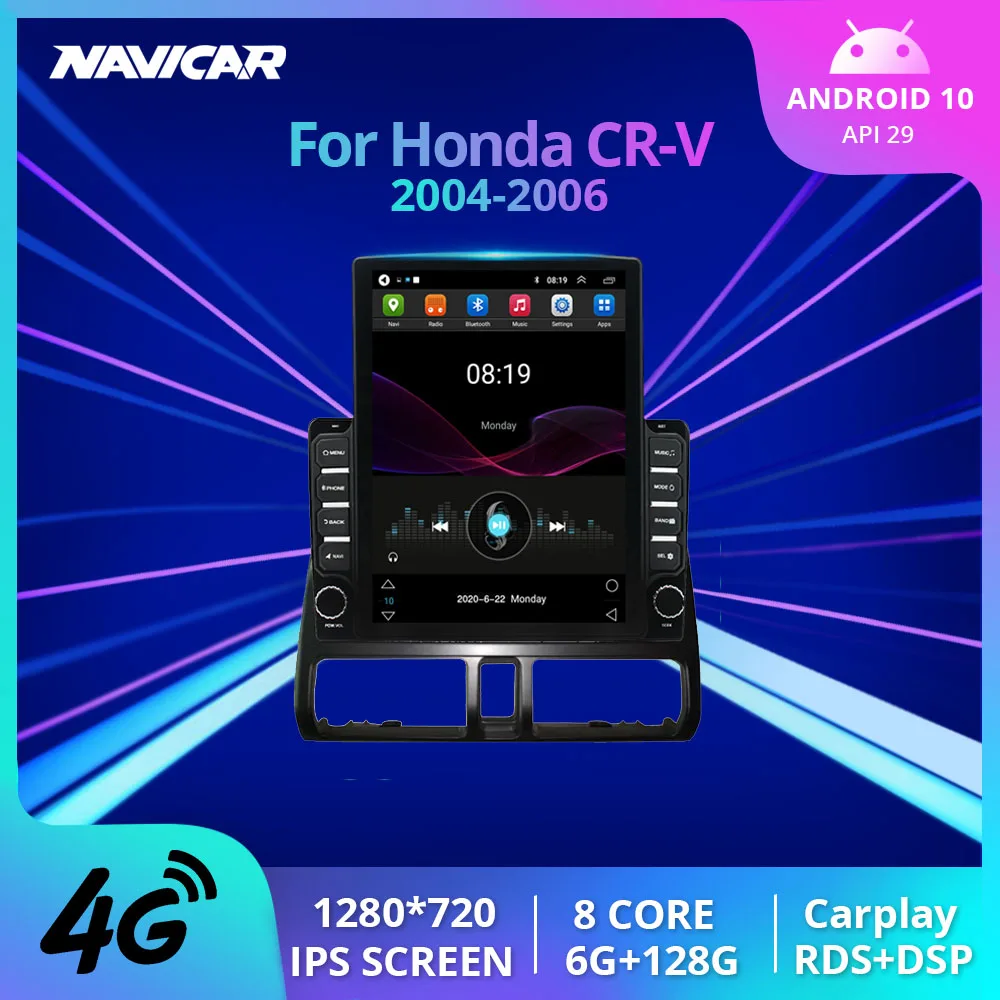 Android Auto Multimedia Stereo Receiver Car Radio For Honda CR-V 2004 2005 2006 2 Din Android10.0 Radio Automotive Carplay DSP
Android Auto Multimedia Stereo Receiver Car Radio For Honda CR-V 2004 2005 2006 2 Din Android10.0 Radio Automotive Carplay DSP