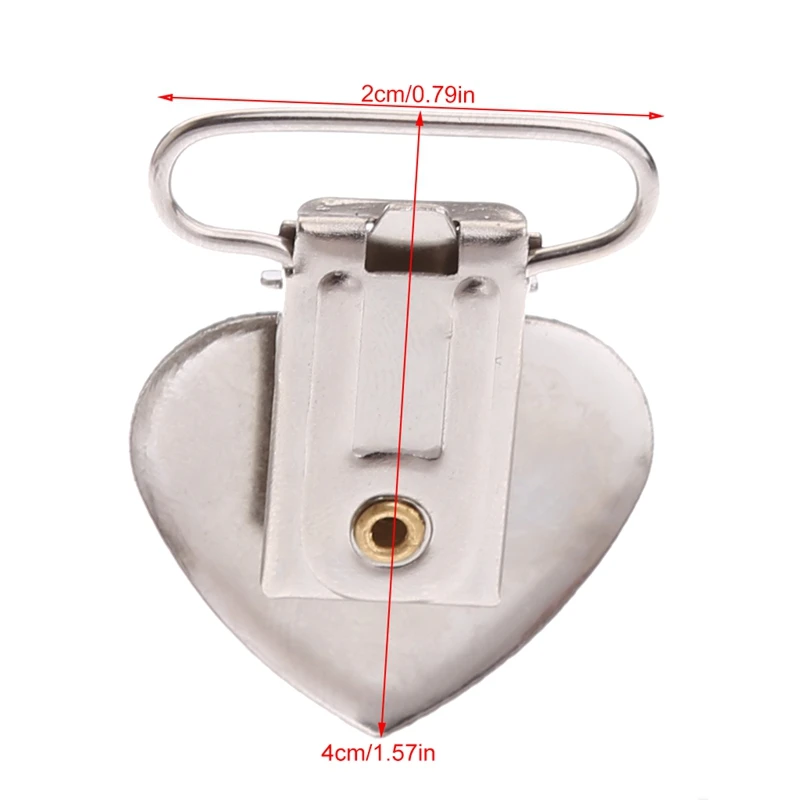 10Pcs Heart Shape Insert Baby Pacifier Metal Holder Suspender Clips Mitten Craft
10Pcs Heart Shape Insert Baby Pacifier Metal Holder Suspender Clips Mitten Craft