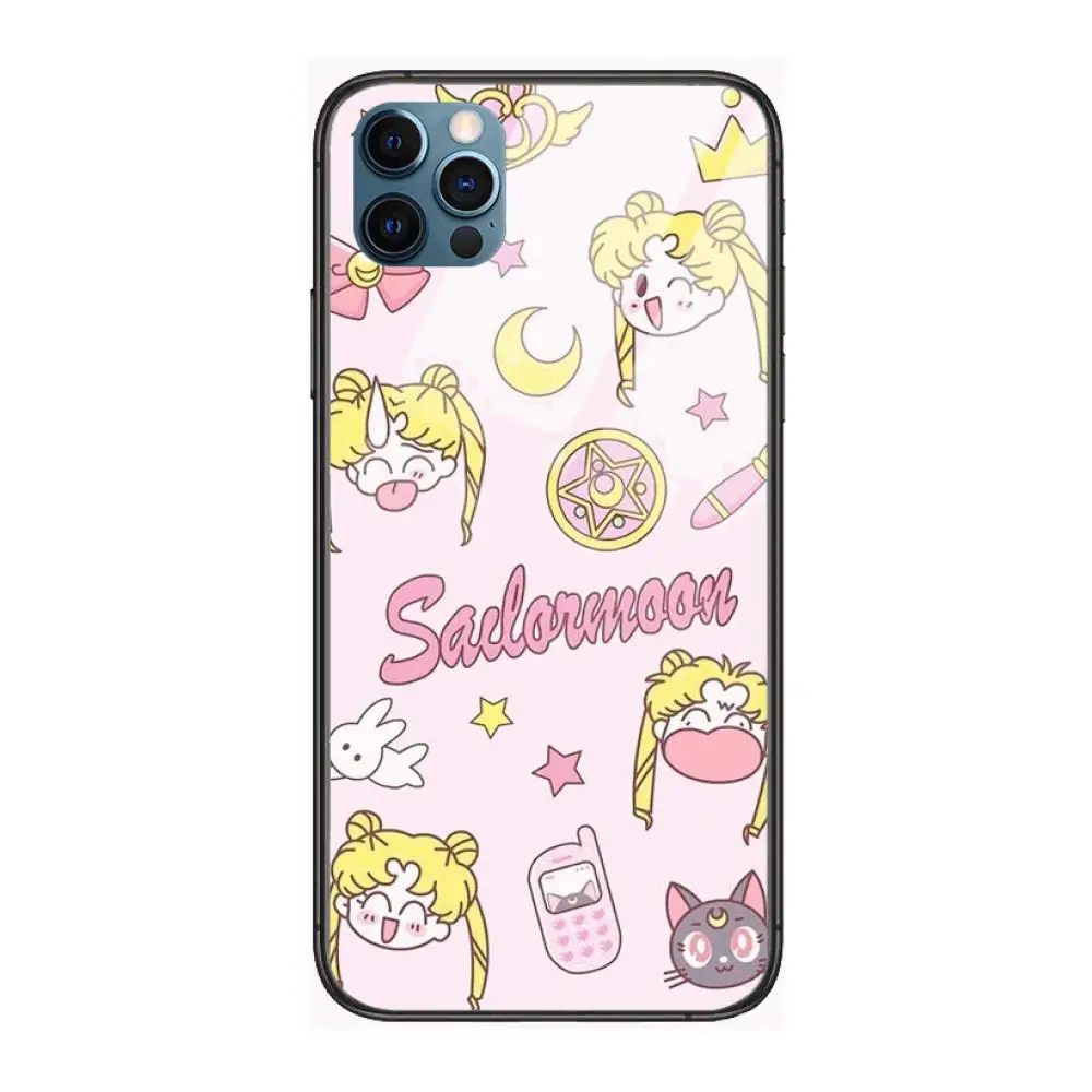 Sailor-Moon cute Style Phone Case cover For iphone 12 pro max 11 8 7 6 s XR PLUS X XS SE 2020 mini black cell shell
Sailor-Moon cute Style Phone Case cover For iphone 12 pro max 11 8 7 6 s XR PLUS X XS SE 2020 mini black cell shell