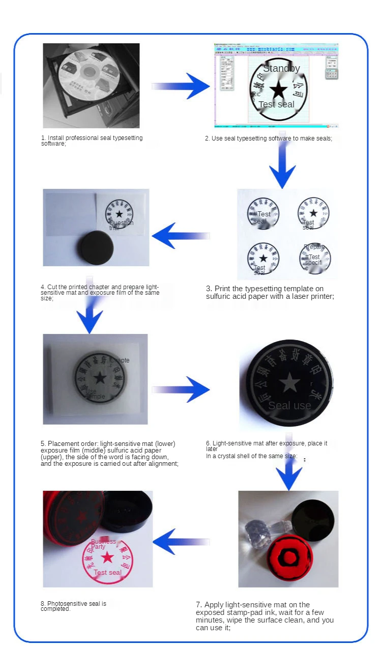 Photosensitive Portrait Flash Stamp Machine Kit 220V DIY Stamp Stamping Making Selfinking Seal System
Photosensitive Portrait Flash Stamp Machine Kit 220V DIY Stamp Stamping Making Selfinking Seal System