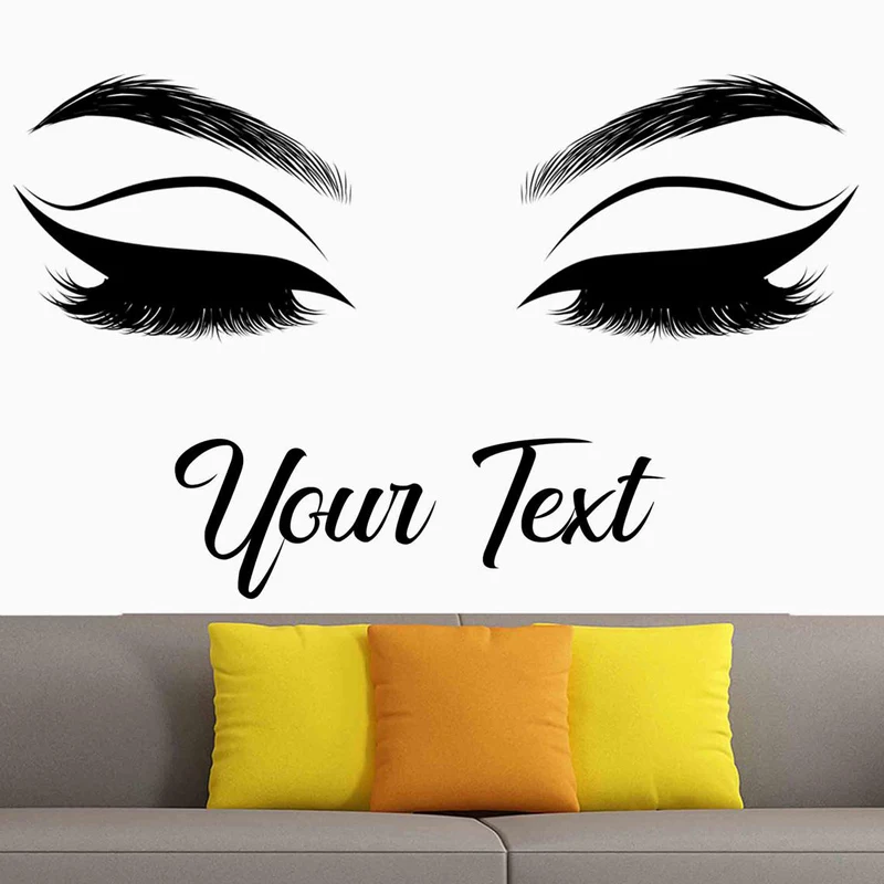 Lash And Brows Eyes Quote Wall Decal Fashion Creative Beauty Salon Vinyl Eyelashes Beauty Salon Wall Sticker Eyebrow Store 2157
Lash And Brows Eyes Quote Wall Decal Fashion Creative Beauty Salon Vinyl Eyelashes Beauty Salon Wall Sticker Eyebrow Store 2157