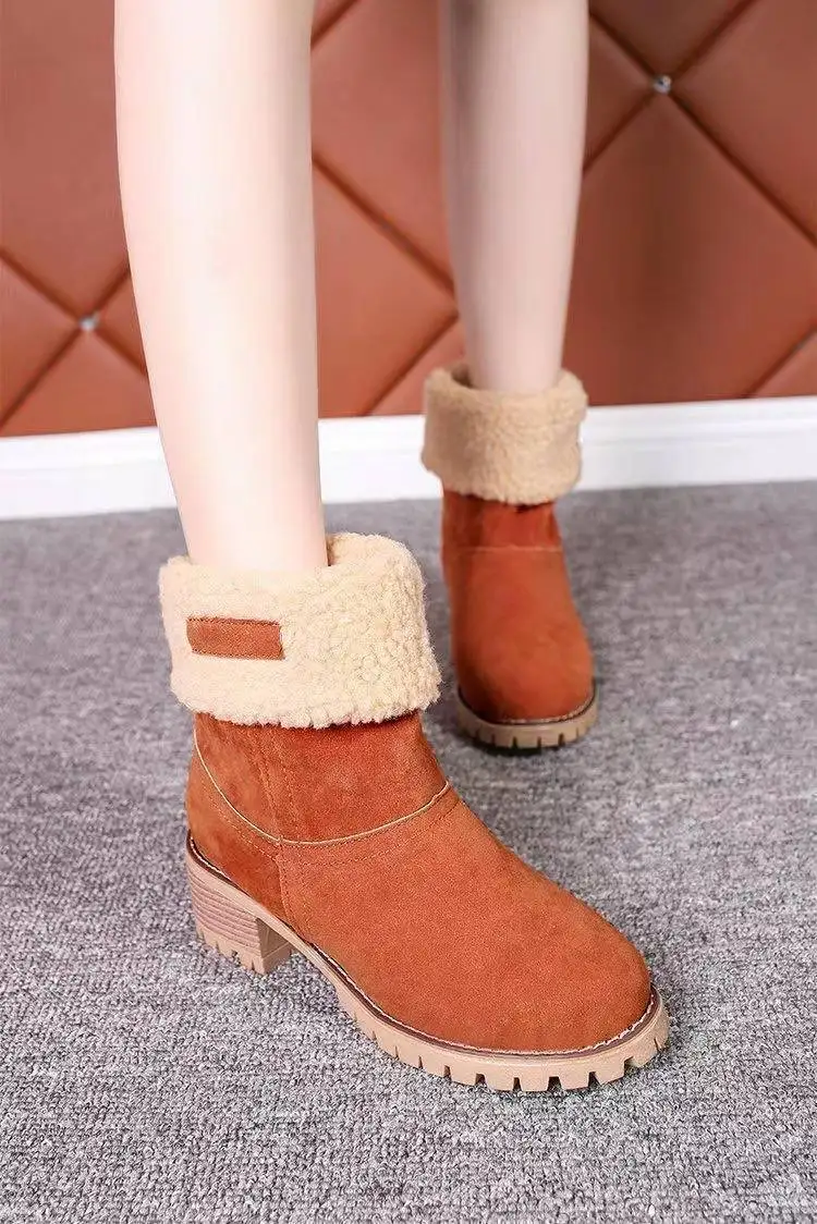 2021 Women's Shoes Snow Boots Women Winter Shoes Fashion Flock Warm Boots Ankle Boots Short Bootie Slip-On Outdoor Botas Mujer
2021 Women's Shoes Snow Boots Women Winter Shoes Fashion Flock Warm Boots Ankle Boots Short Bootie Slip-On Outdoor Botas Mujer
