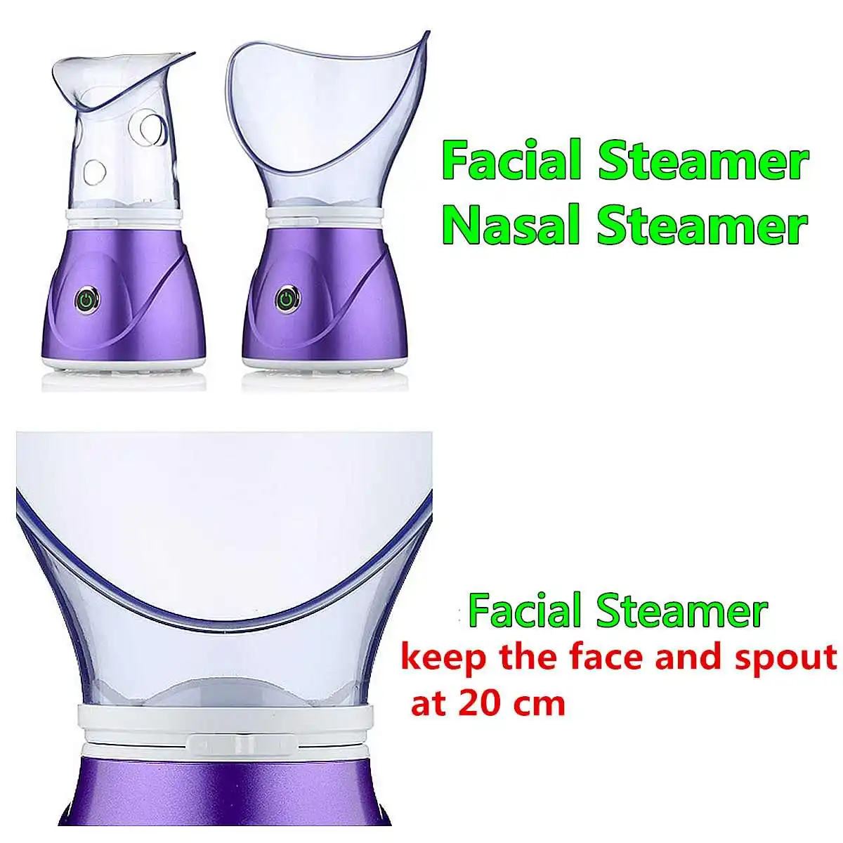 Deep Cleaning Facial Cleaner Beauty Face Steaming Device Facial Steamer Machine Facial Thermal Sprayer Skin Care Tool US/EU plug
Deep Cleaning Facial Cleaner Beauty Face Steaming Device Facial Steamer Machine Facial Thermal Sprayer Skin Care Tool US/EU plug