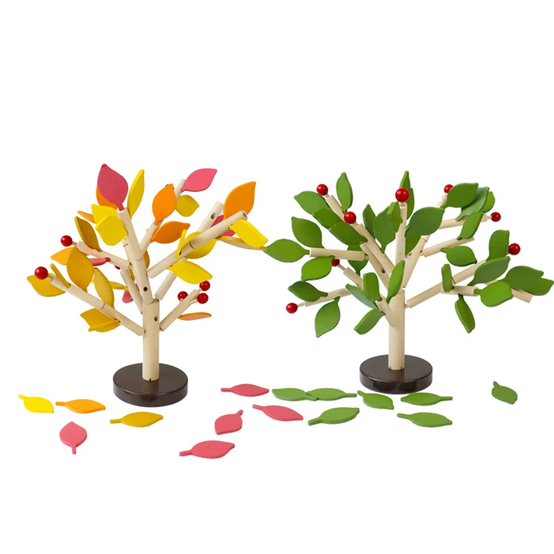 DIY Chopping Block Assembled Tree Wood Green Leaves Building Montessori Wooden Toys Early Educational Wooden tree game Toys
DIY Chopping Block Assembled Tree Wood Green Leaves Building Montessori Wooden Toys Early Educational Wooden tree game Toys